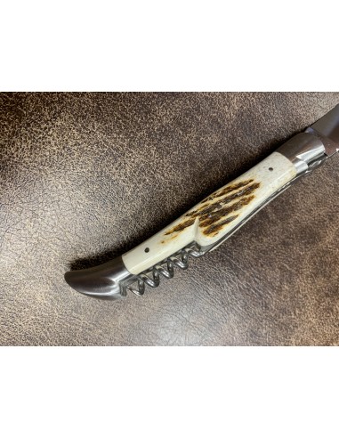 Couteau Laguiole Tire-Bouchon Cerf