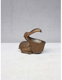 Pelican bouche ouverte