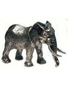 Eléphant sujet en étain