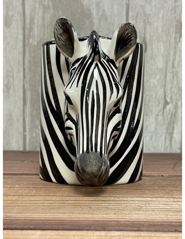Pot à crayon en Tête de Zèbre