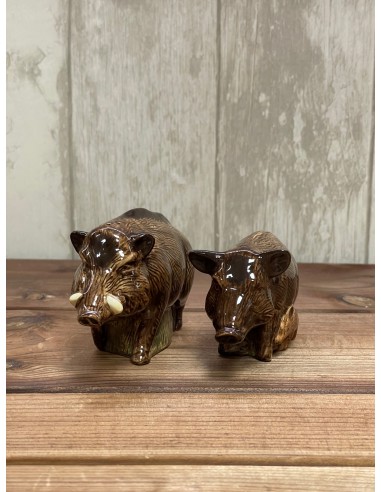 Salière et Poivrière couple de Sanglier