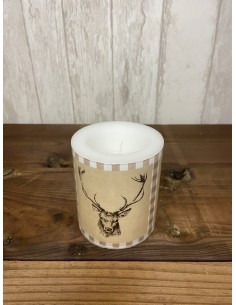 Petite bougie cerf