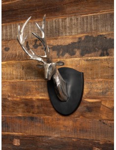 Trophée cerf argenté