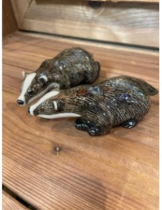 Salière poivrier blaireaux