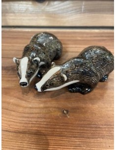 Salière poivrier blaireaux 2