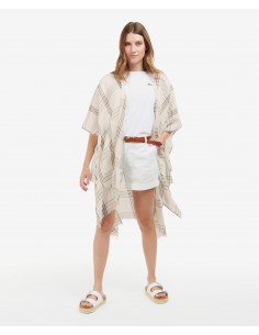 Poncho Barbour Jade Checked