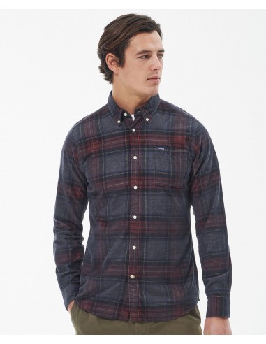 Chemise Barbour Southfield grey marl