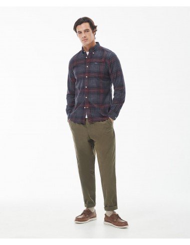 Chemise Barbour Southfield grey marl