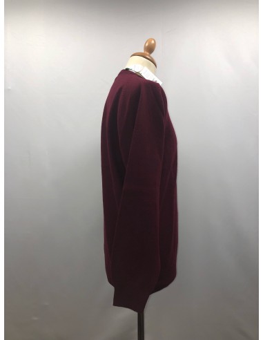 Pull Alan Paine col rond bordeaux Pull Alan Paine col rond bordeaux