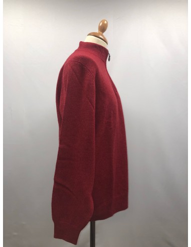Pull Alan Paine col zip poppy melange