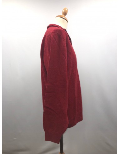 Pull Alan Paine col zip poppy melange