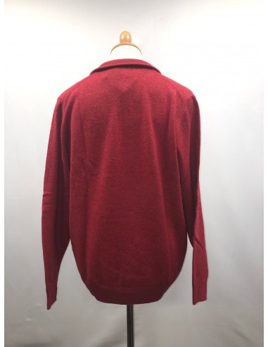 Pull Alan Paine col zip poppy melange