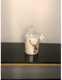 bougie avec cerf