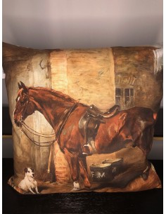 coussin cheval et chien