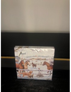 serviettes en papier...