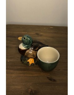 coquetier canard en céramique 2
