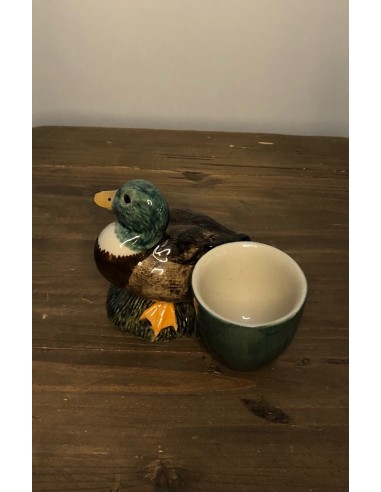 coquetier canard en céramique