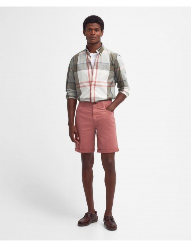 Short Barbour twill pink clay