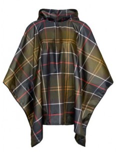 Poncho Barbour Classic tartan
