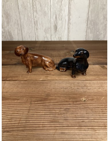 Salière et poivrière teckel