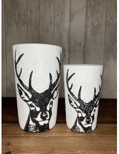 Set de 2 caches pots cerf