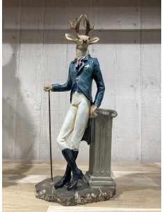 Cerf avec canne