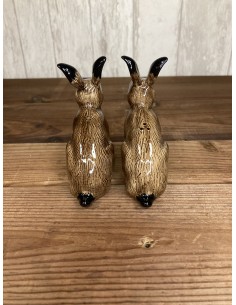 Salière poivrière lièvres 2