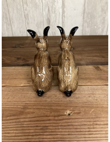 Salière poivrière lièvres