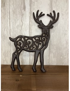 Dessous de plat cerf en métal