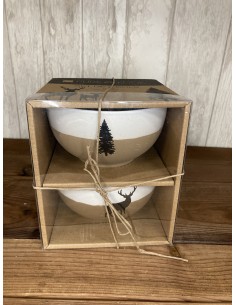 Set de 2 bols motifs cerf... 2