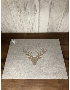 Lot de 6 sets de table cerf