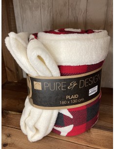 PLAID 160X130 CARREAUX...