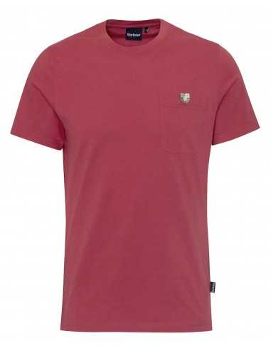 Tee shirt Barbour Tothill red spice