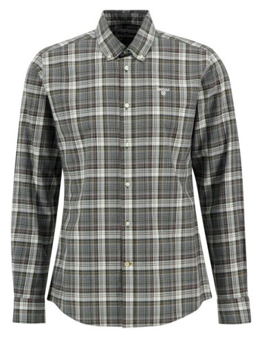 Chemise Barbour Mosswood grey marl