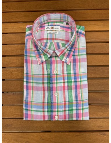 Chemise Alan Paine Button Down100% lin