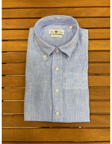 Chemise Alan Paine Lin ciel