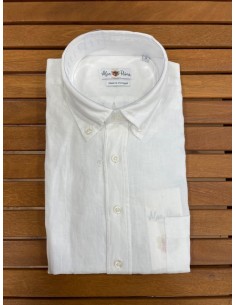 Chemise Alan Paine lin blanc