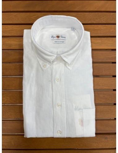 Chemise Alan Paine lin blanc