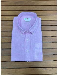 Chemise Alan Paine Lin rose