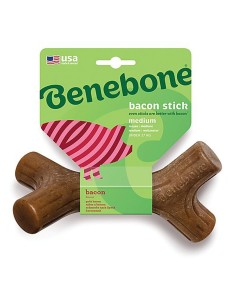 Jouet chien bacon stick M